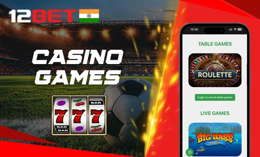 12Bet India App: Casino Games Review