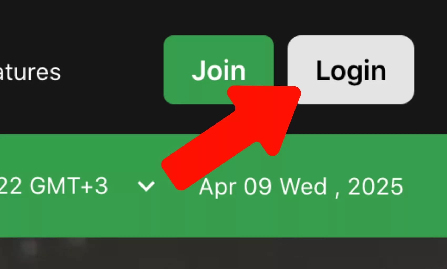 12Bet India Click on the log in option