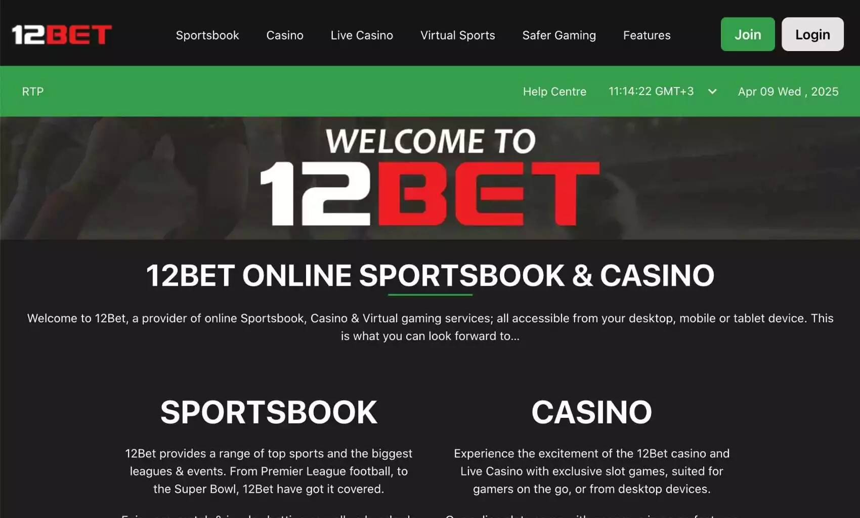 How to reach the 12Bet platform in India