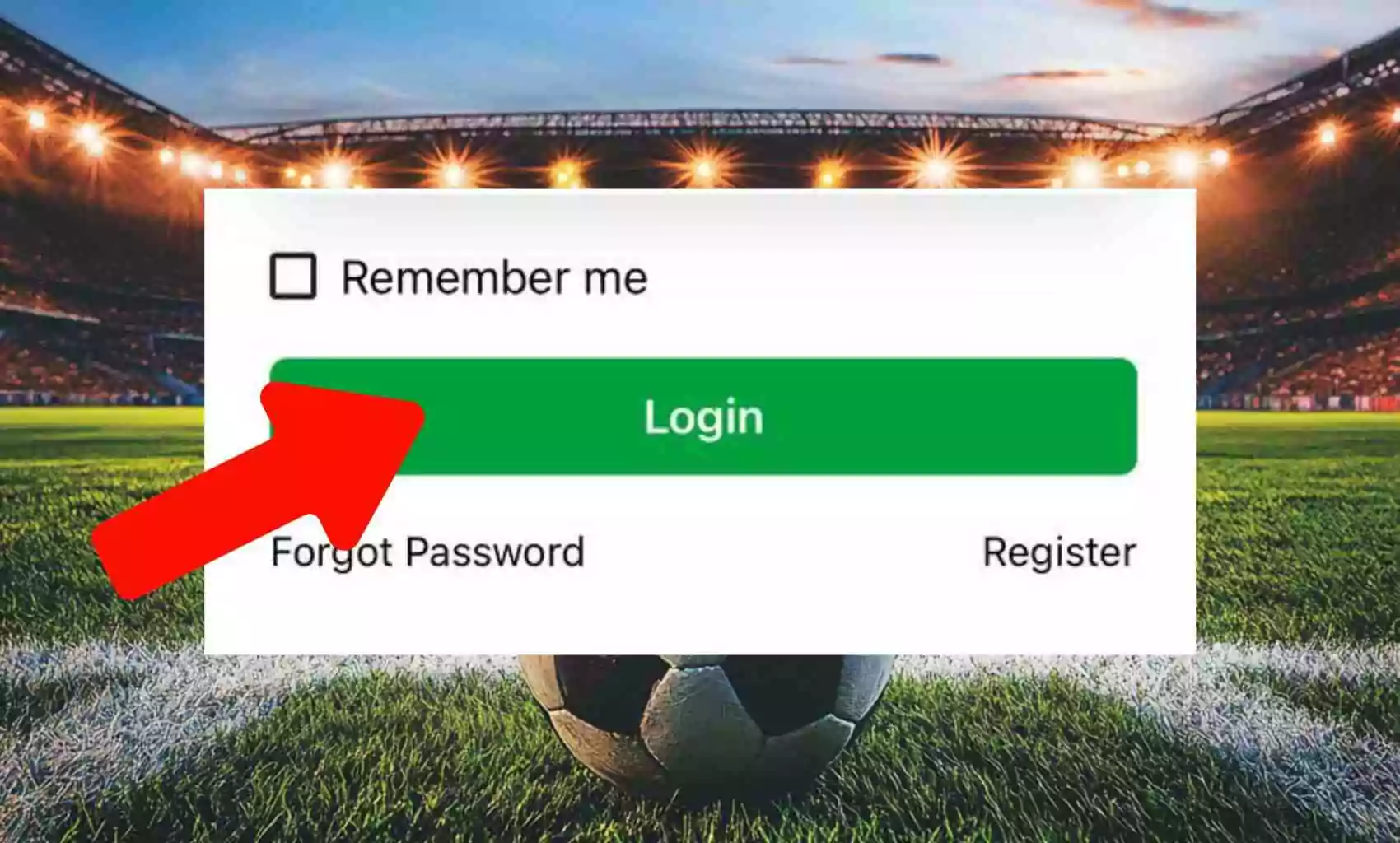 Tap \"Login\" to get started.